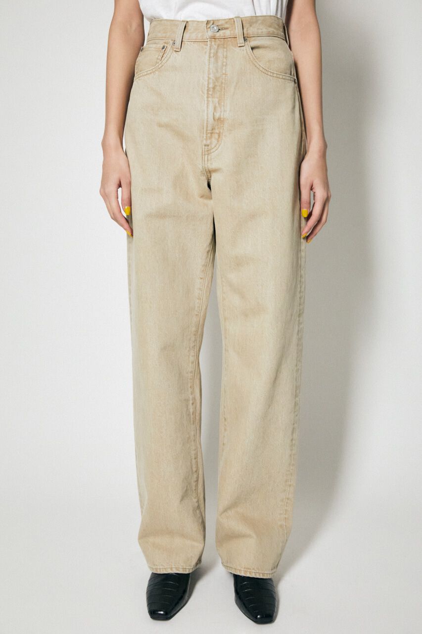 MOUSSY「HW COLOR LOOSE STRAIGHT」|デニム|