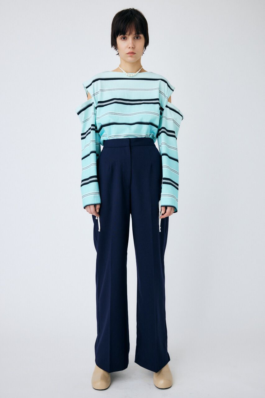 MOUSSY「SUSPENDER WIDE パンツ」|その他|D/NVY3