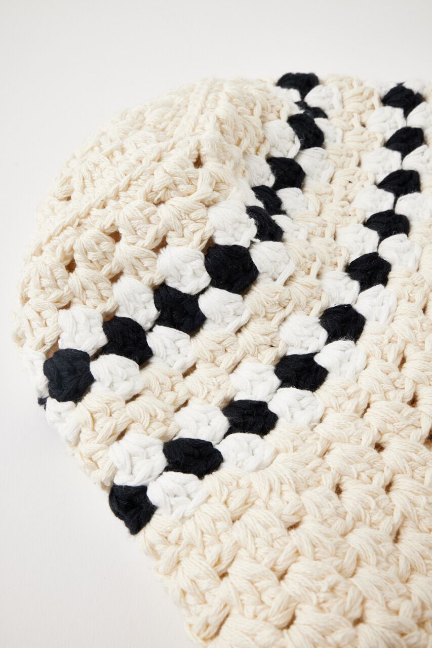 MOUSSY「CROCHET KNIT ハット」|その他|