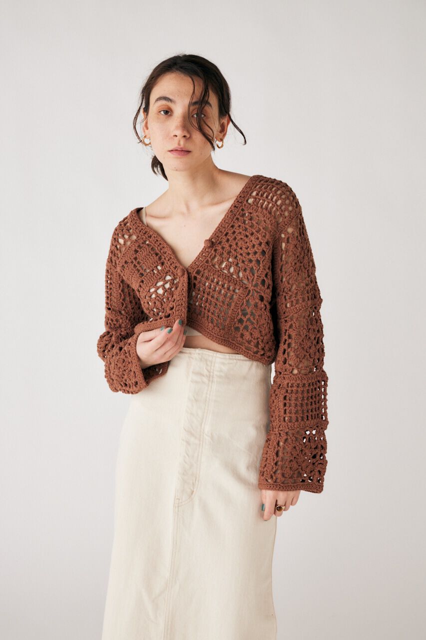 MOUSSY「CROCHET トップス」|ニット・セーター|