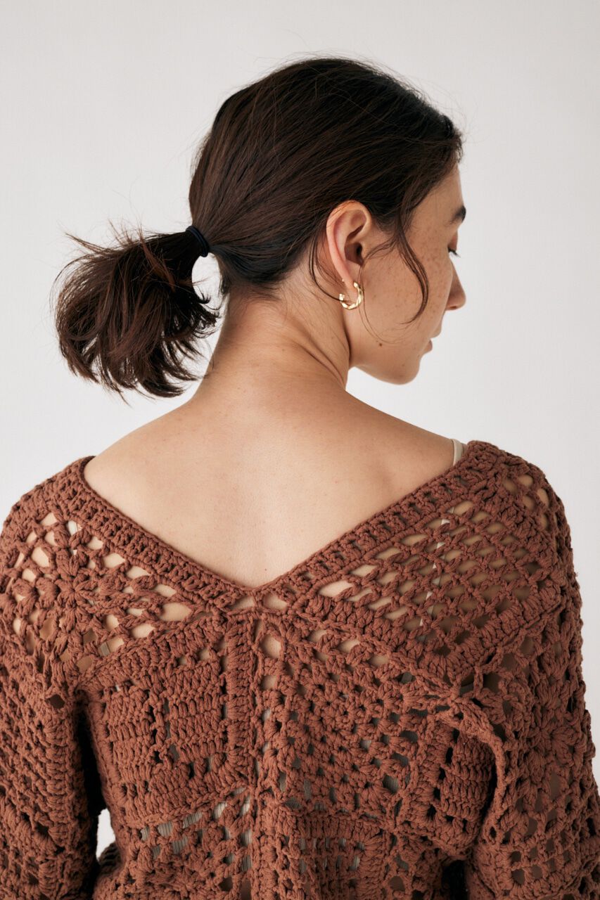MOUSSY「CROCHET トップス」|ニット・セーター|