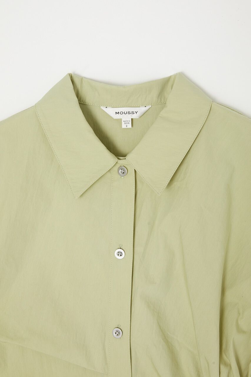 MOUSSY「SIDE OPEN SHIRT ミニドレス」|ワンピース|