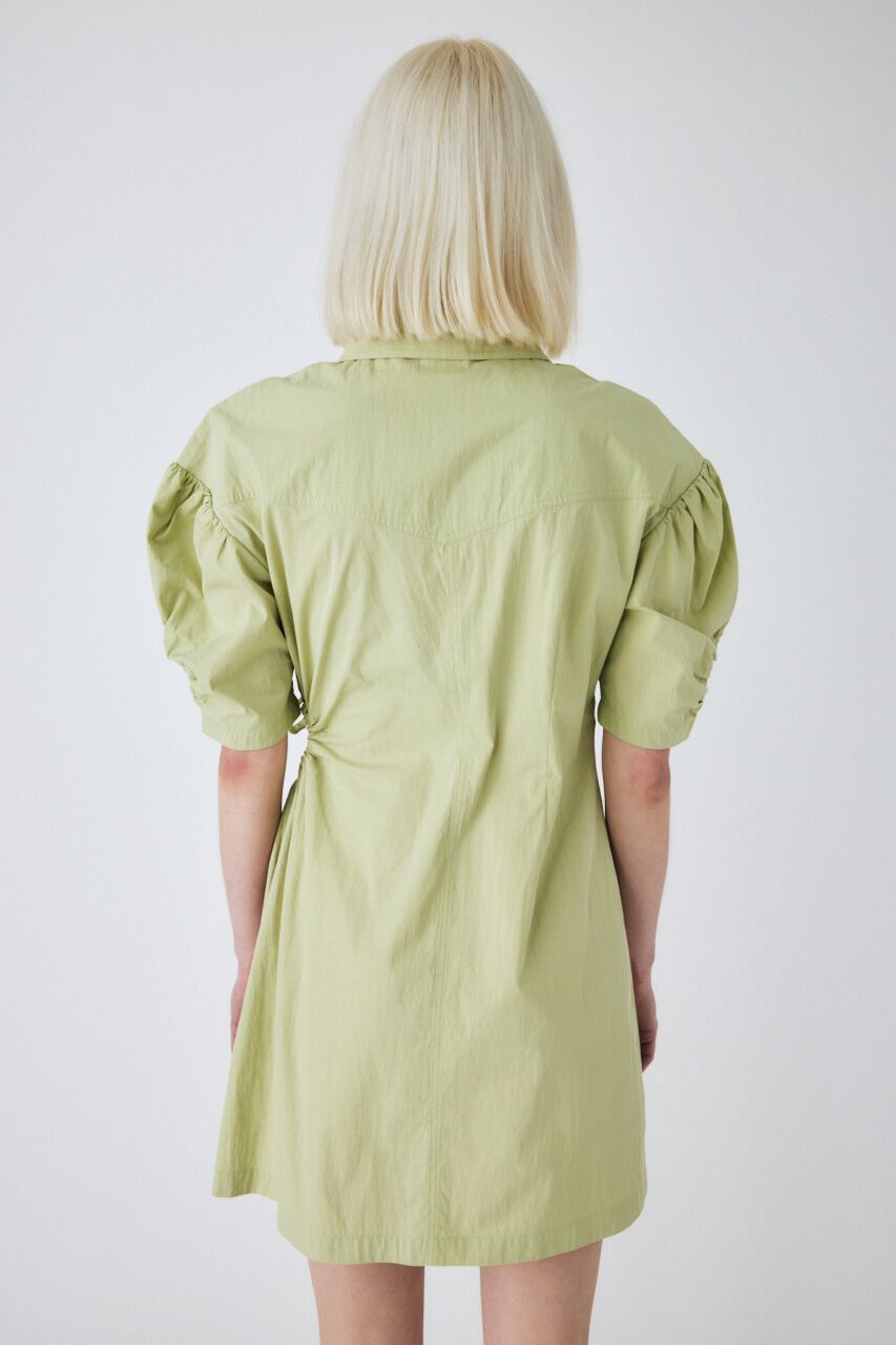 MOUSSY「SIDE OPEN SHIRT ミニドレス」|ワンピース|