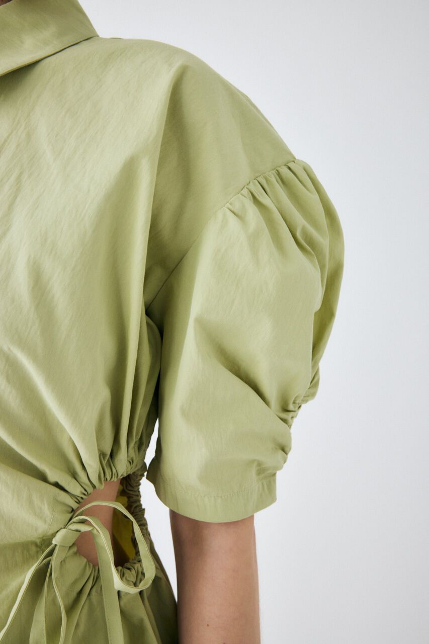 MOUSSY「SIDE OPEN SHIRT ミニドレス」|ワンピース|