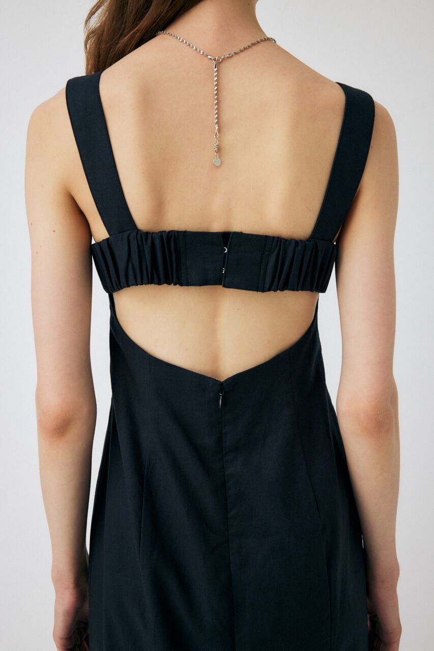 MOUSSY「LINEN COTTON MAXI キャミドレス」|ワンピース|