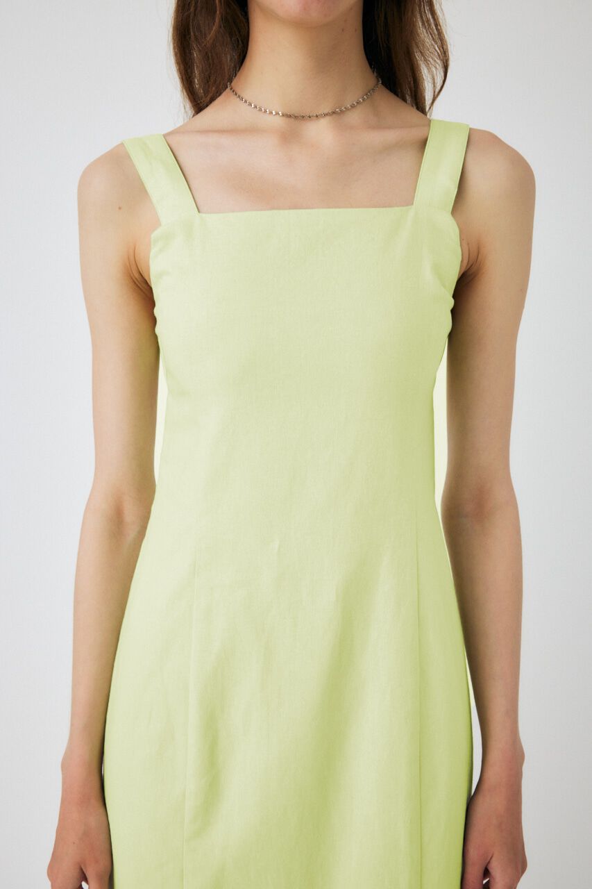 MOUSSY「LINEN COTTON MAXI キャミドレス」|ワンピース|