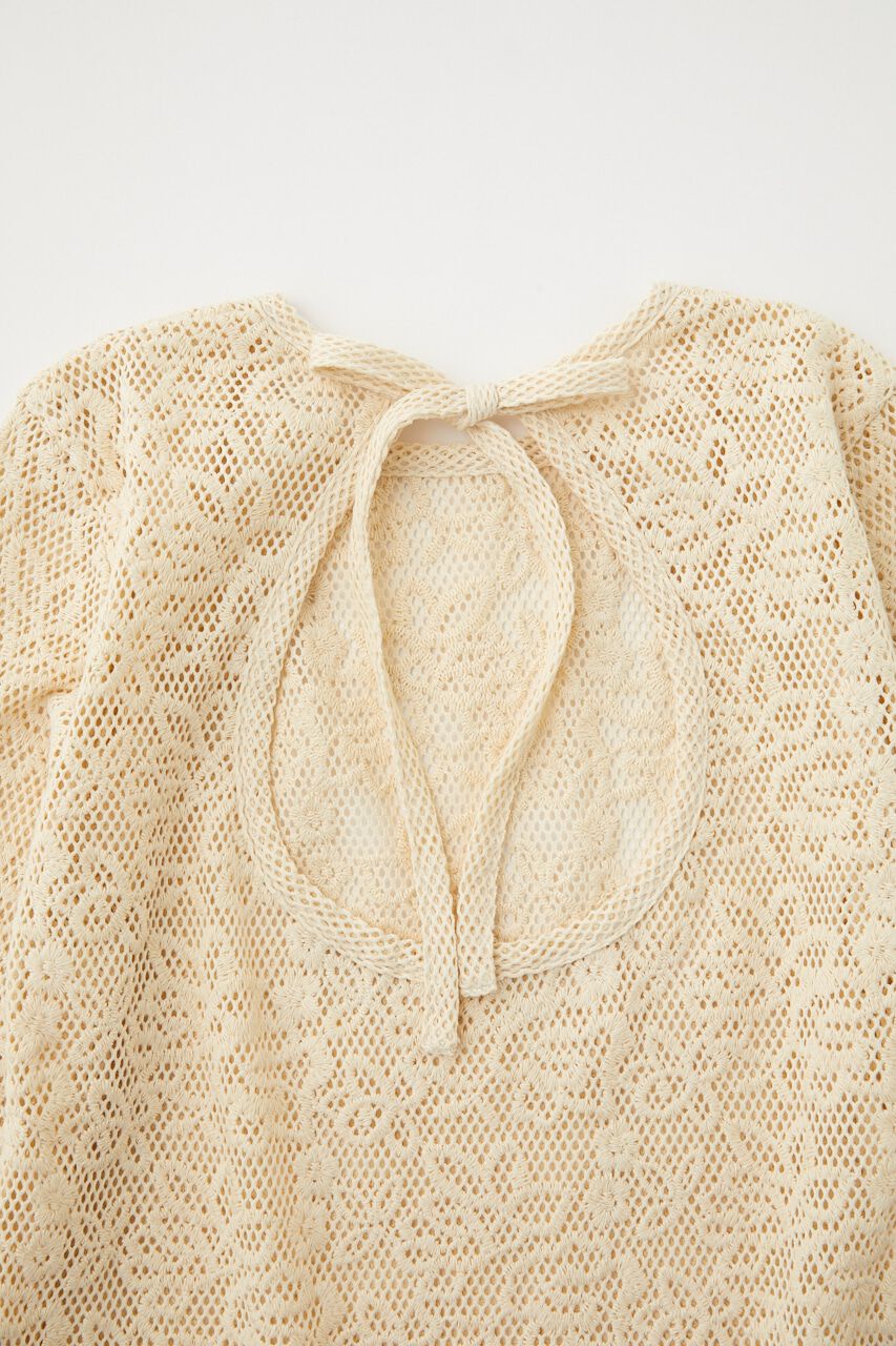 MOUSSY「BACK OPEN LACE トップス」|Tシャツ・カットソー|