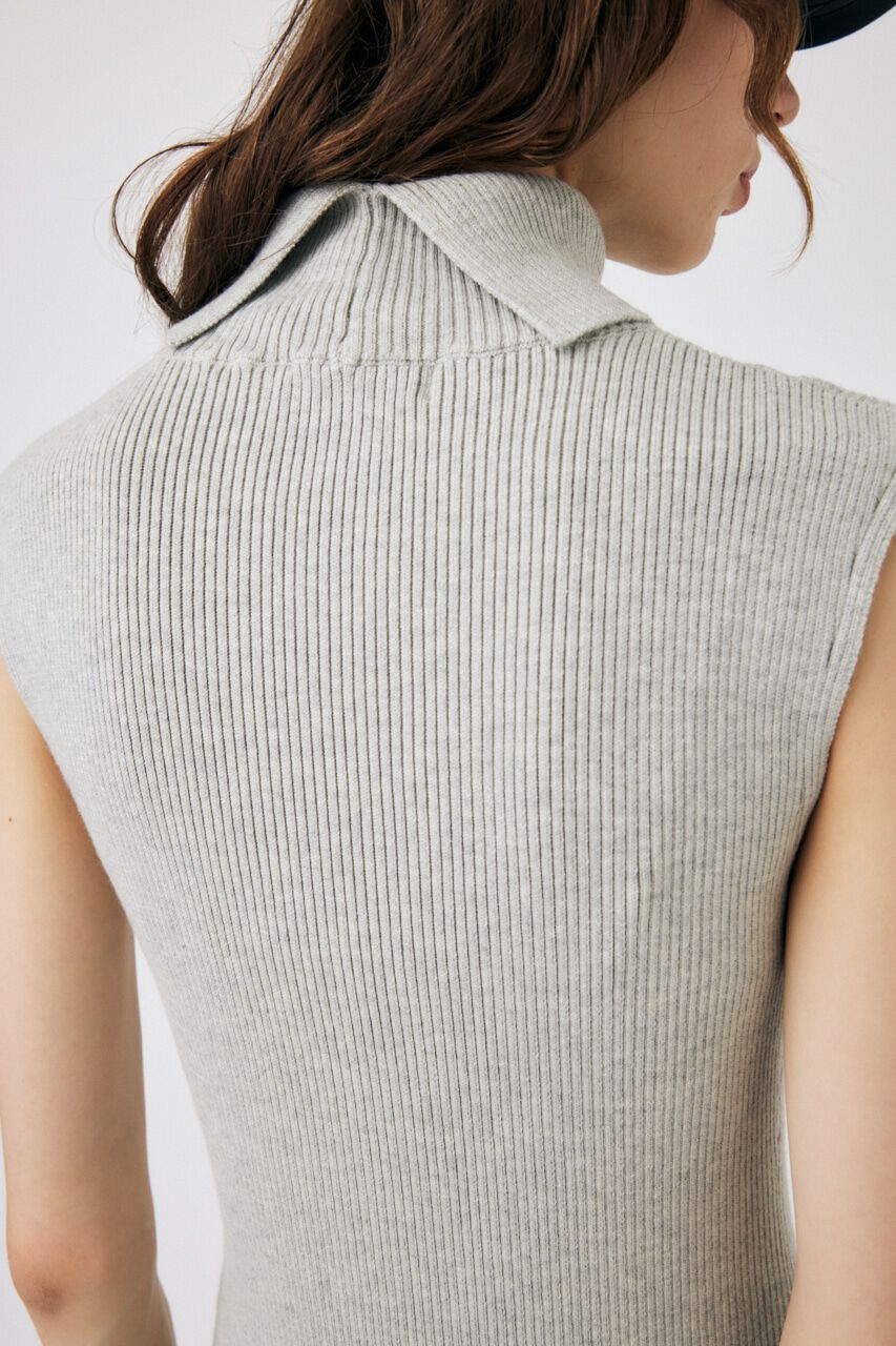 MOUSSY「SWITCHING RIB KNIT ドレス」|ワンピース|