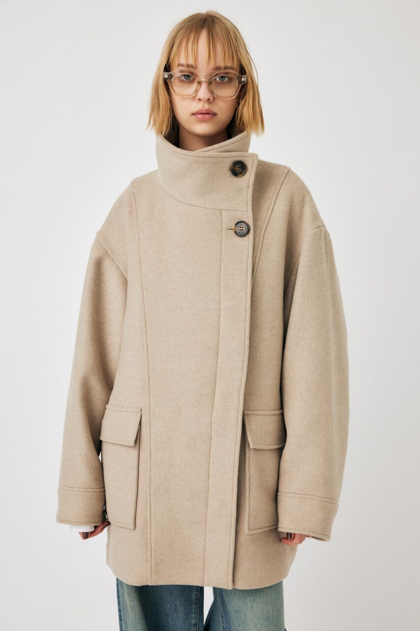MOUSSY「STAND COLLAR MIDDLE コート」|その他|