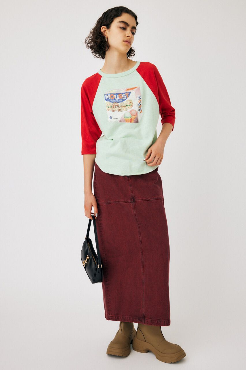 MOUSSY「ACID WASH PENCIL MAXI スカート」|スカート|