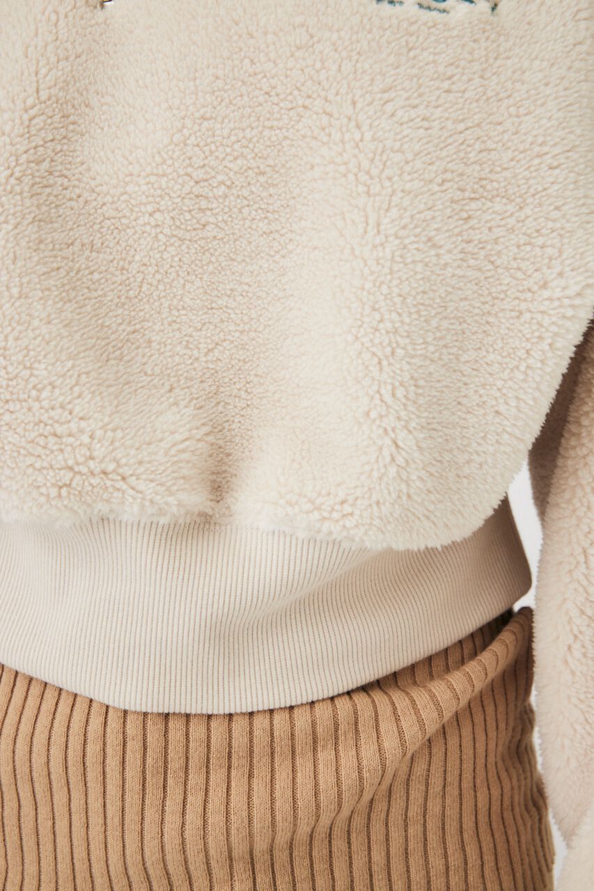 MOUSSY「MOUSSY BOA HALF ZIPプルオーバー」|Tシャツ・カットソー|