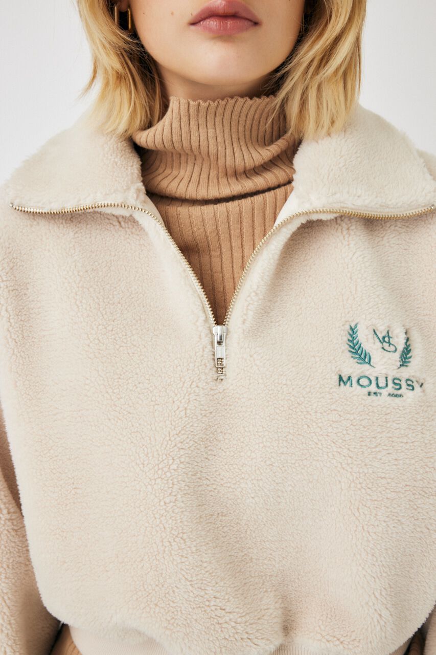 MOUSSY「MOUSSY BOA HALF ZIPプルオーバー」|Tシャツ・カットソー|