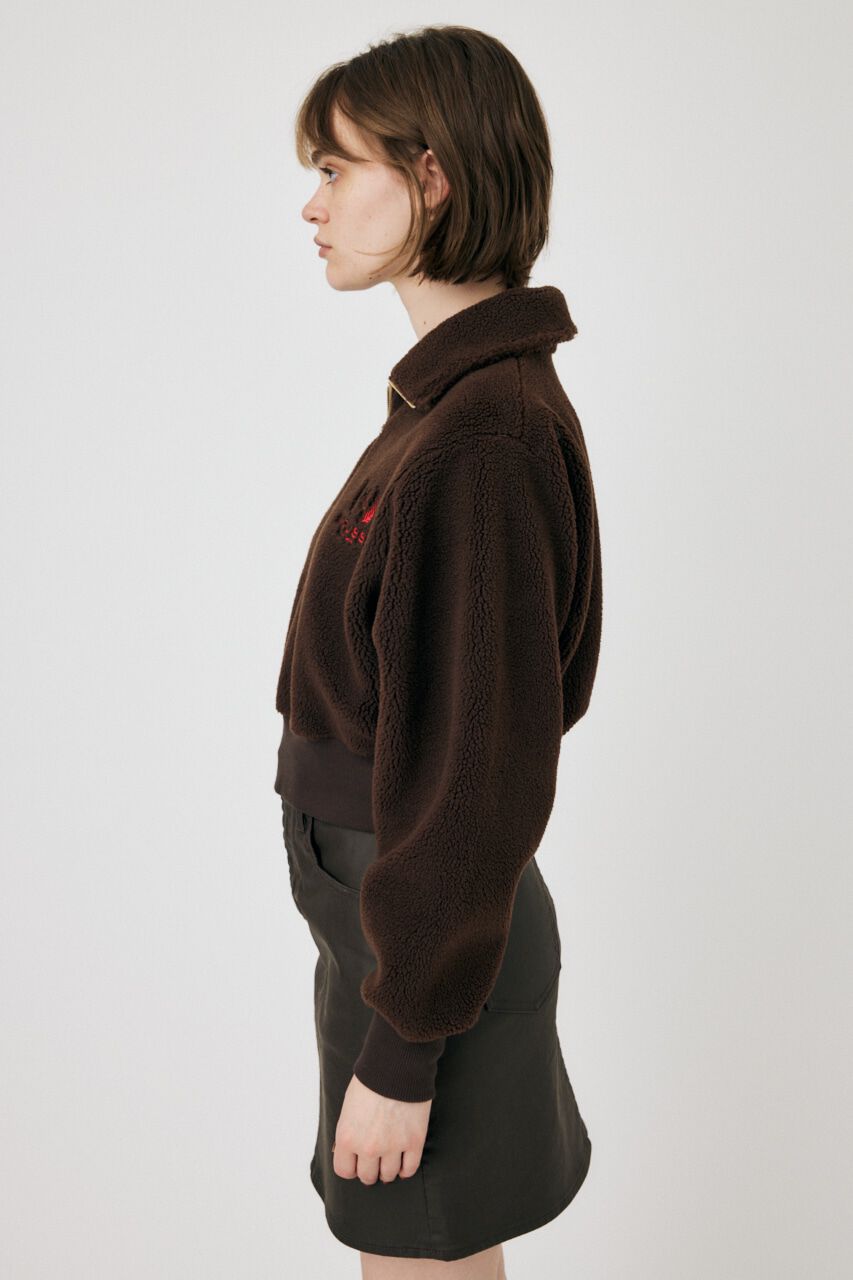 MOUSSY「MOUSSY BOA HALF ZIPプルオーバー」|Tシャツ・カットソー|