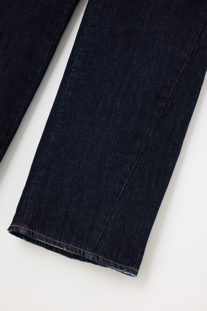 MOUSSY「CUT OUT WIDE STRAIGHT」|デニム|