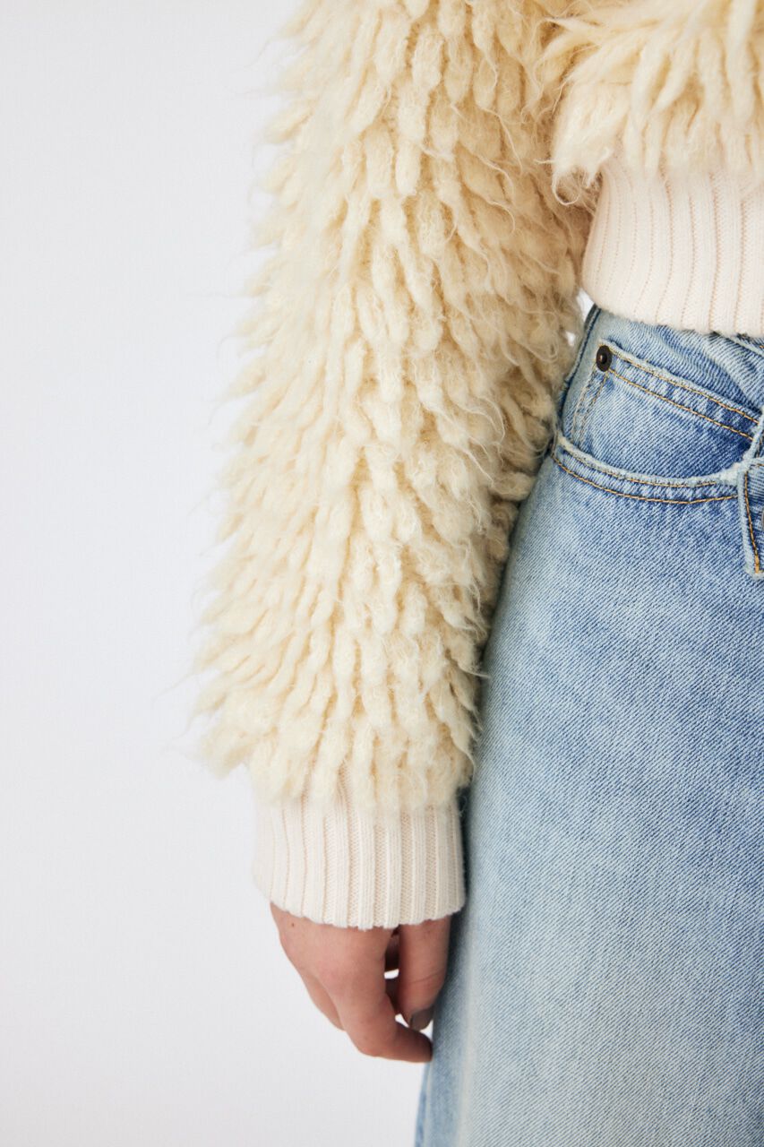 MOUSSY「LOOP KNIT SHORT ブルゾン」|ブルゾン・スタジャン|