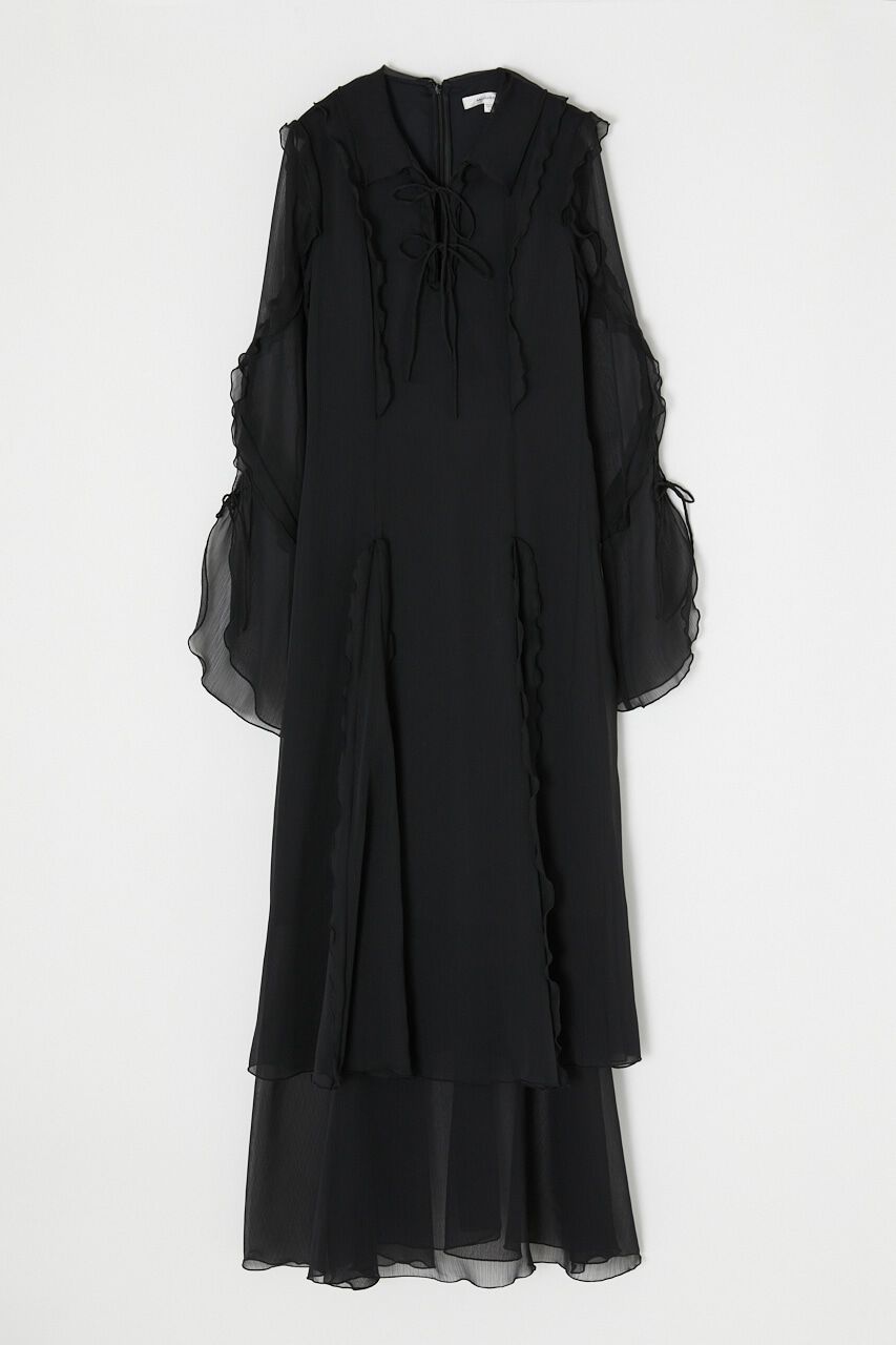 MOUSSY「CHIFFON MELLOW マキシドレス」|ワンピース|