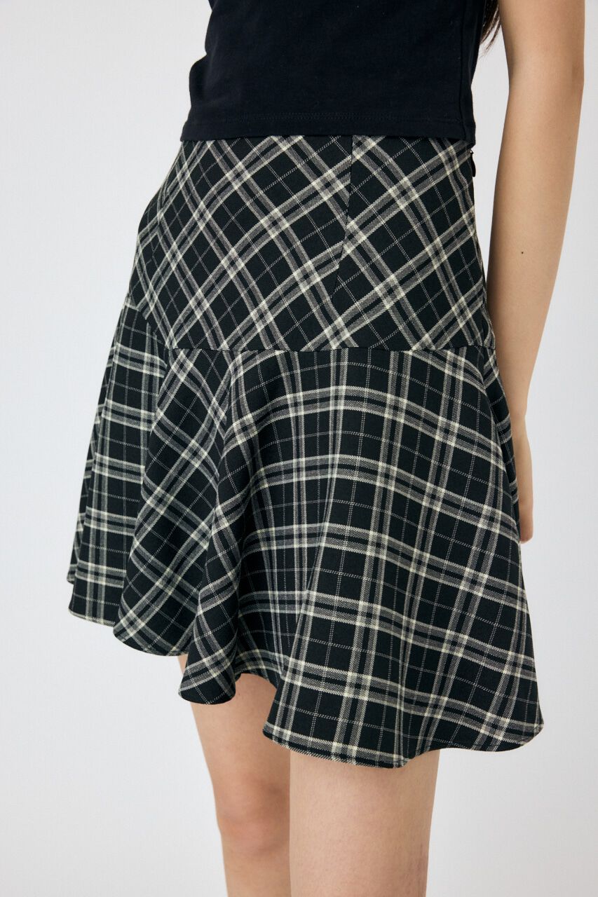 MOUSSY「TARTAN ASSYMMETRY ミニスカート」|スカート|