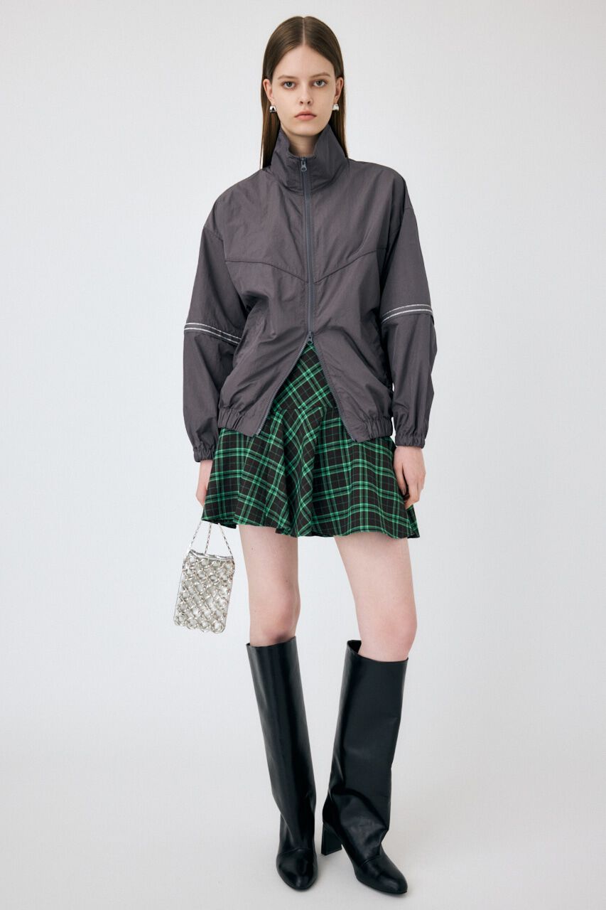 MOUSSY「TARTAN ASSYMMETRY ミニスカート」|スカート|柄GRN5