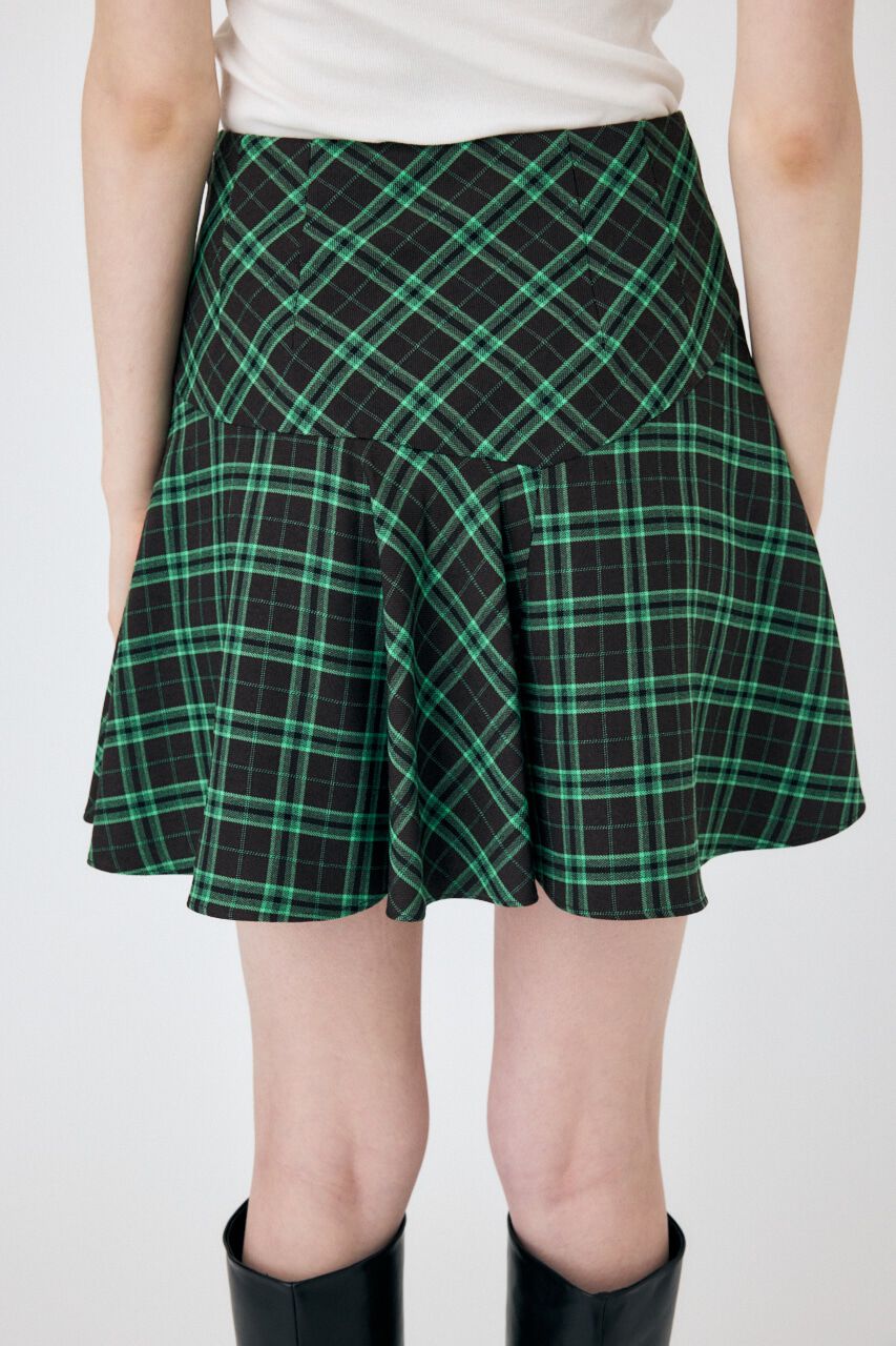 MOUSSY「TARTAN ASSYMMETRY ミニスカート」|スカート|