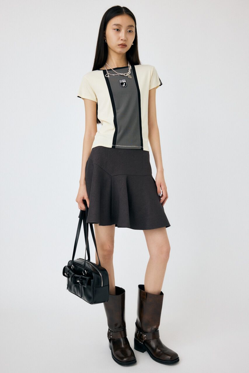 MOUSSY「TARTAN ASSYMMETRY ミニスカート」|スカート|