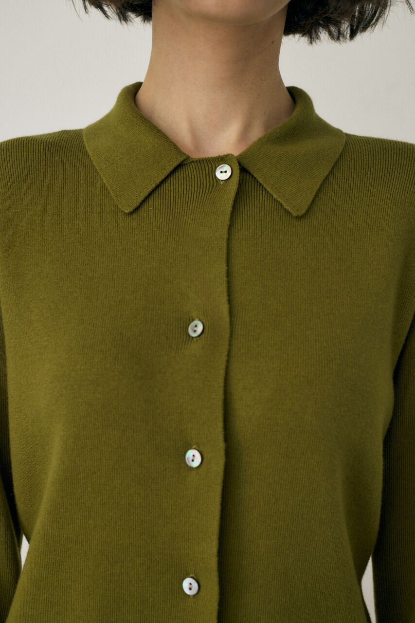 MOUSSY「ニットシャツ　オーガニックコットン&times;再生繊維混　」|シャツ・ブラウス|