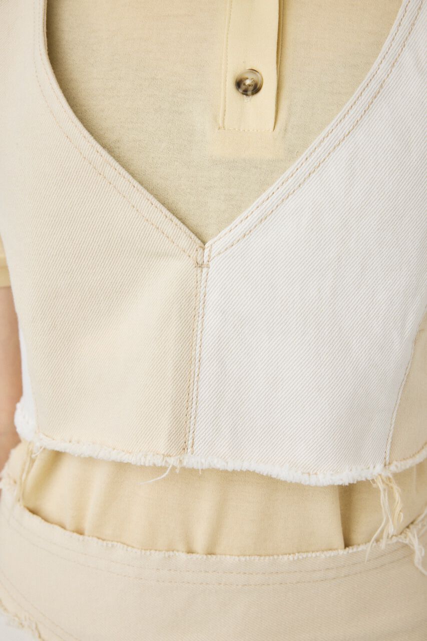 MOUSSY「DENIM ビスチェ」|チューブトップ|