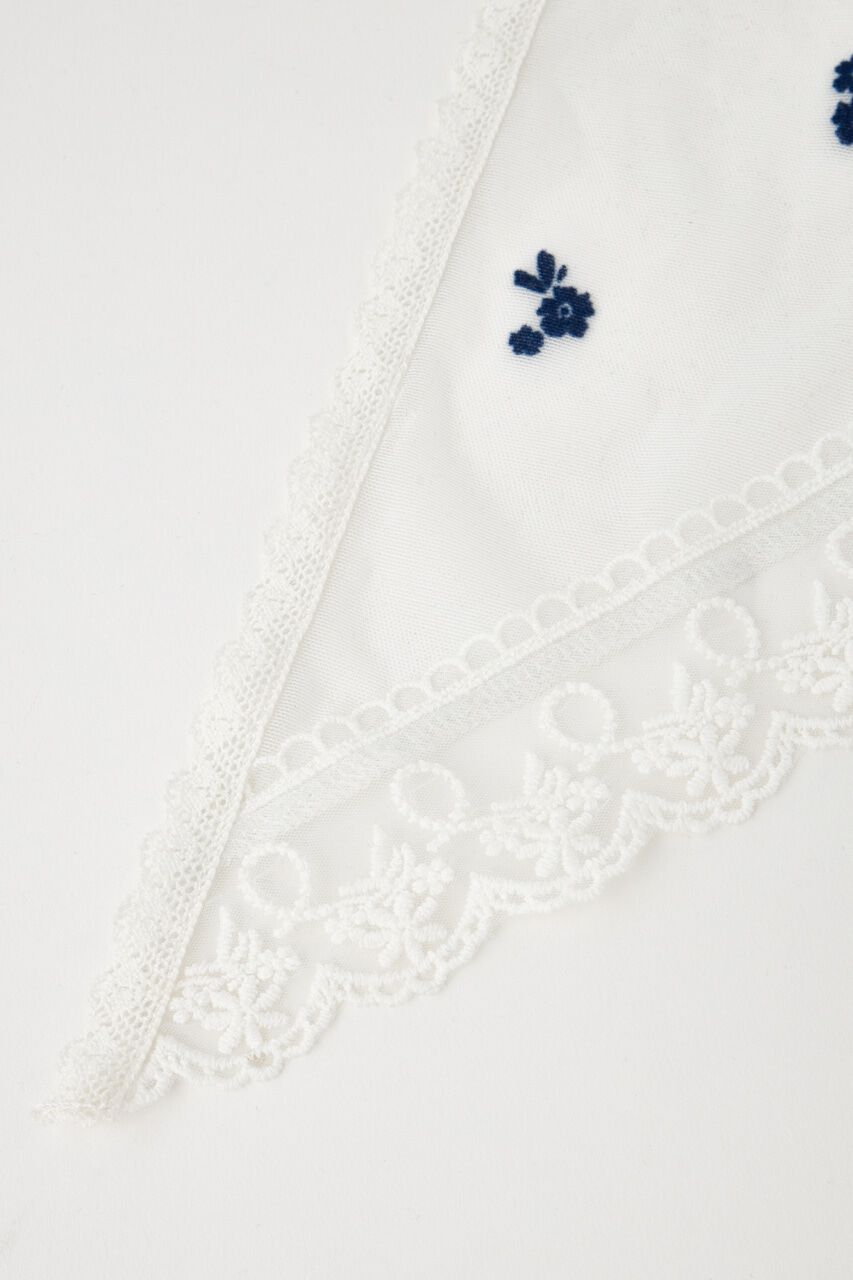 MOUSSY「FLORAL TULLE スカーフ」|その他|