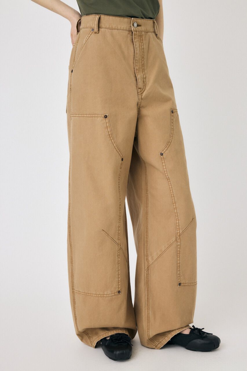 MOUSSY「LOW CLOTCH ペインターパンツ」|デニム|