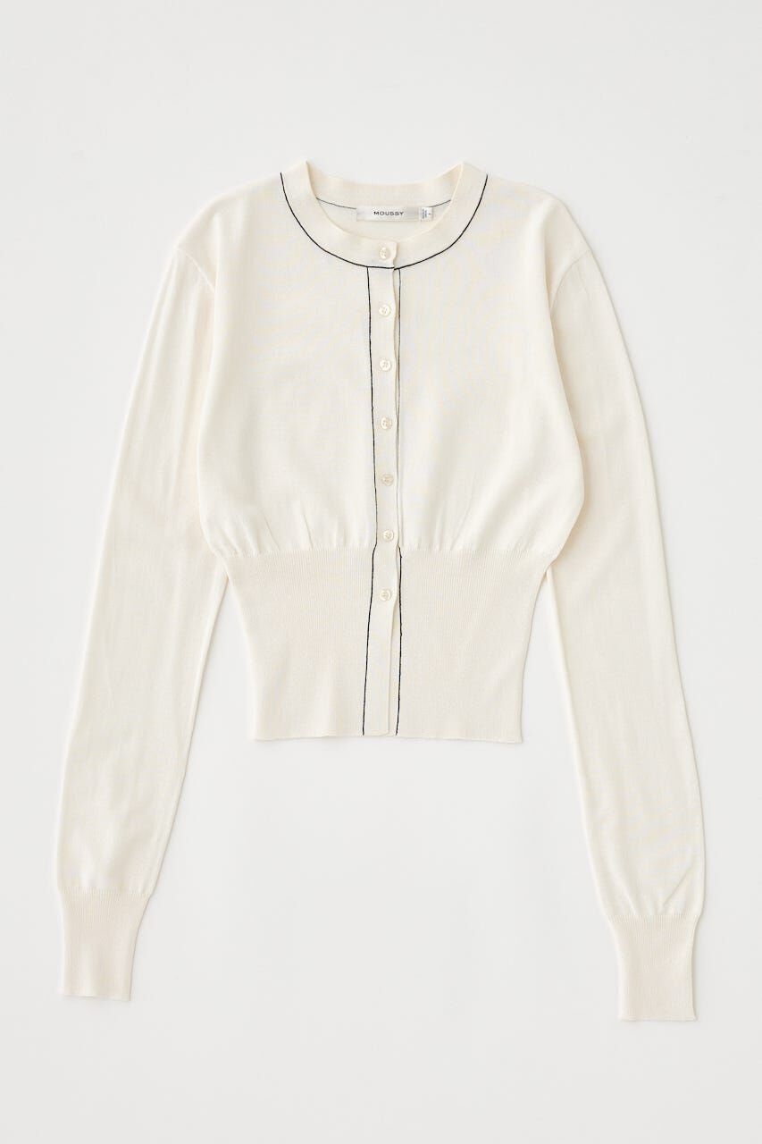 MOUSSY「COLOR STITCH カーディガン」|カーディガン|