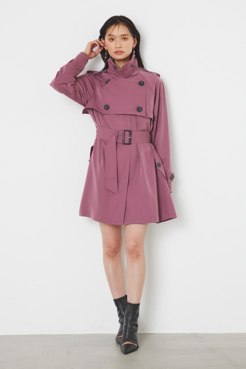 rienda「＃ジェラートトレンチ ミニコート」|その他|PNK