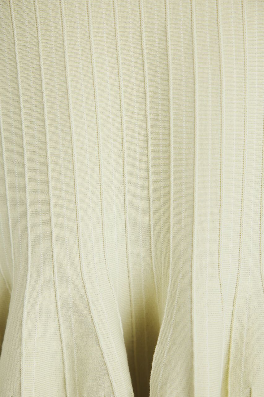 rienda「ビスチェライクストライプKnit OP」|ワンピース|