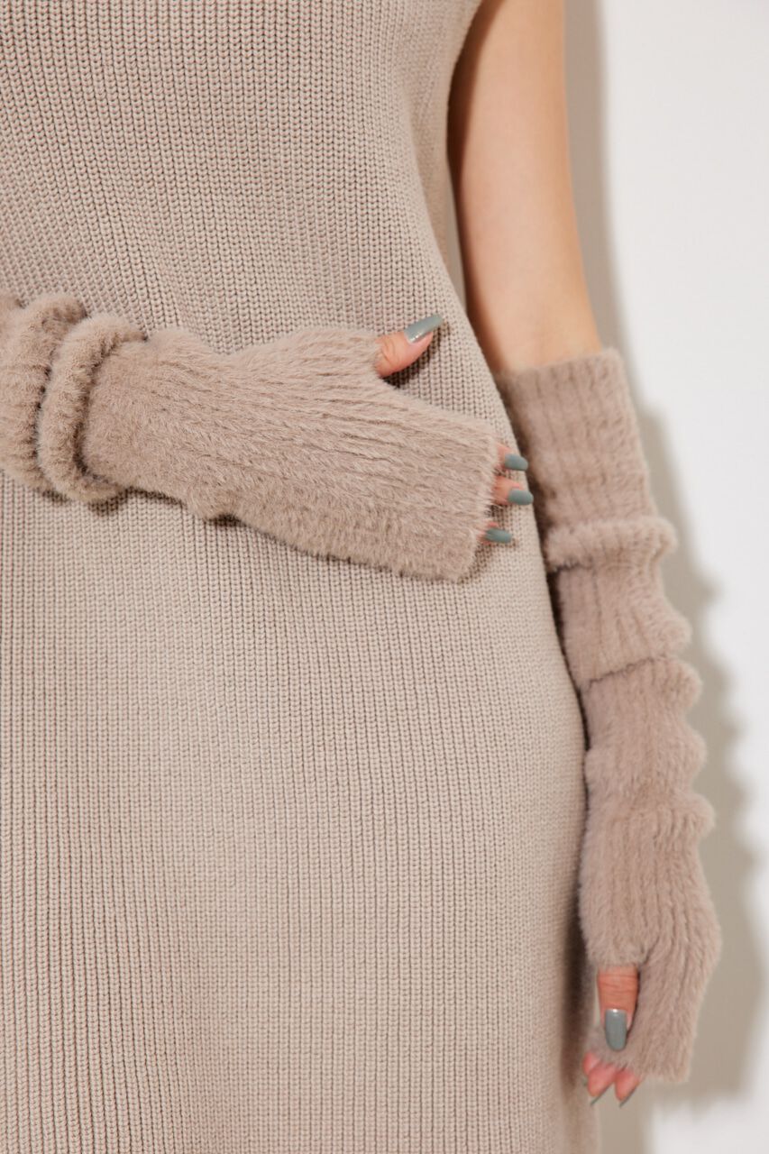 rienda「レイヤードNCミニKnit OP」|ワンピース|