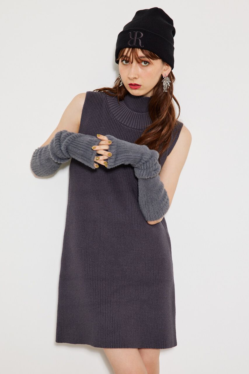 rienda「レイヤードNCミニKnit OP」|ワンピース|