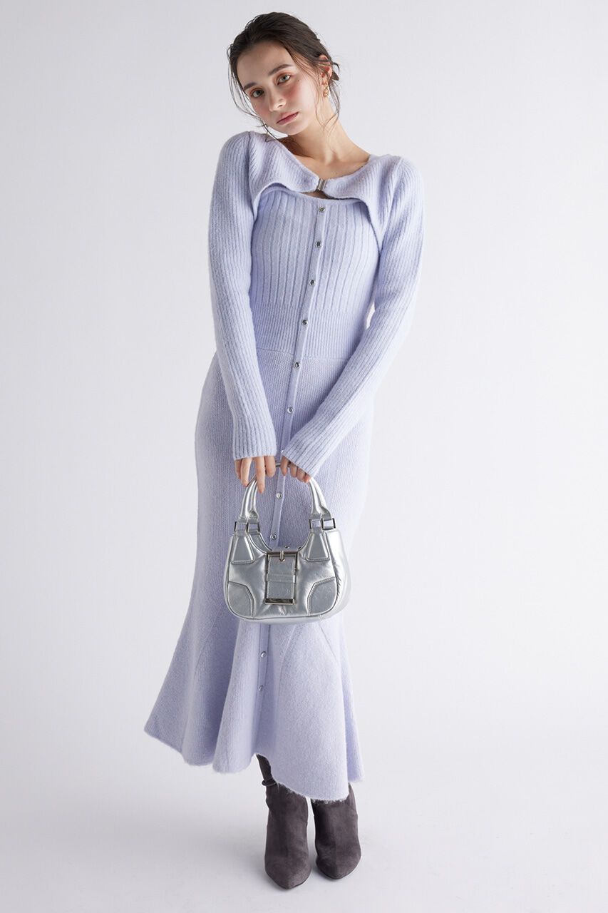 rienda「many way カーデSET Knit OP」|ワンピース|L/PUR1