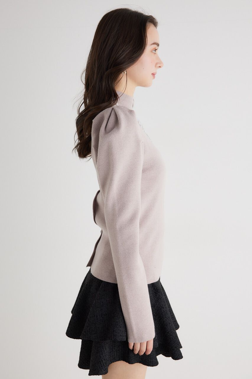 rienda「ビジューカラーKnit TOP」|ニット・セーター|