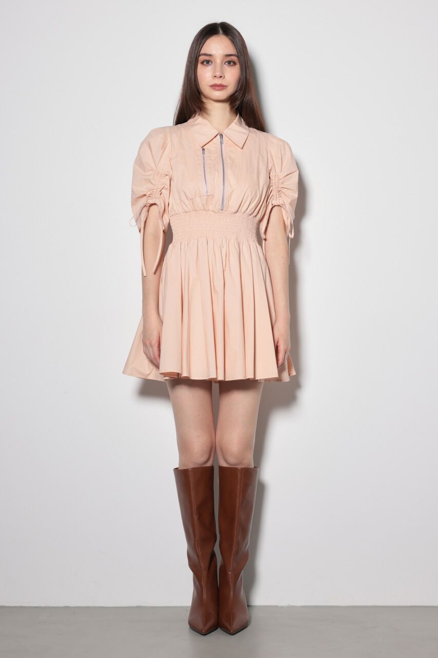 rienda「MA-1ディティールフレアミニワンピース」|ワンピース|