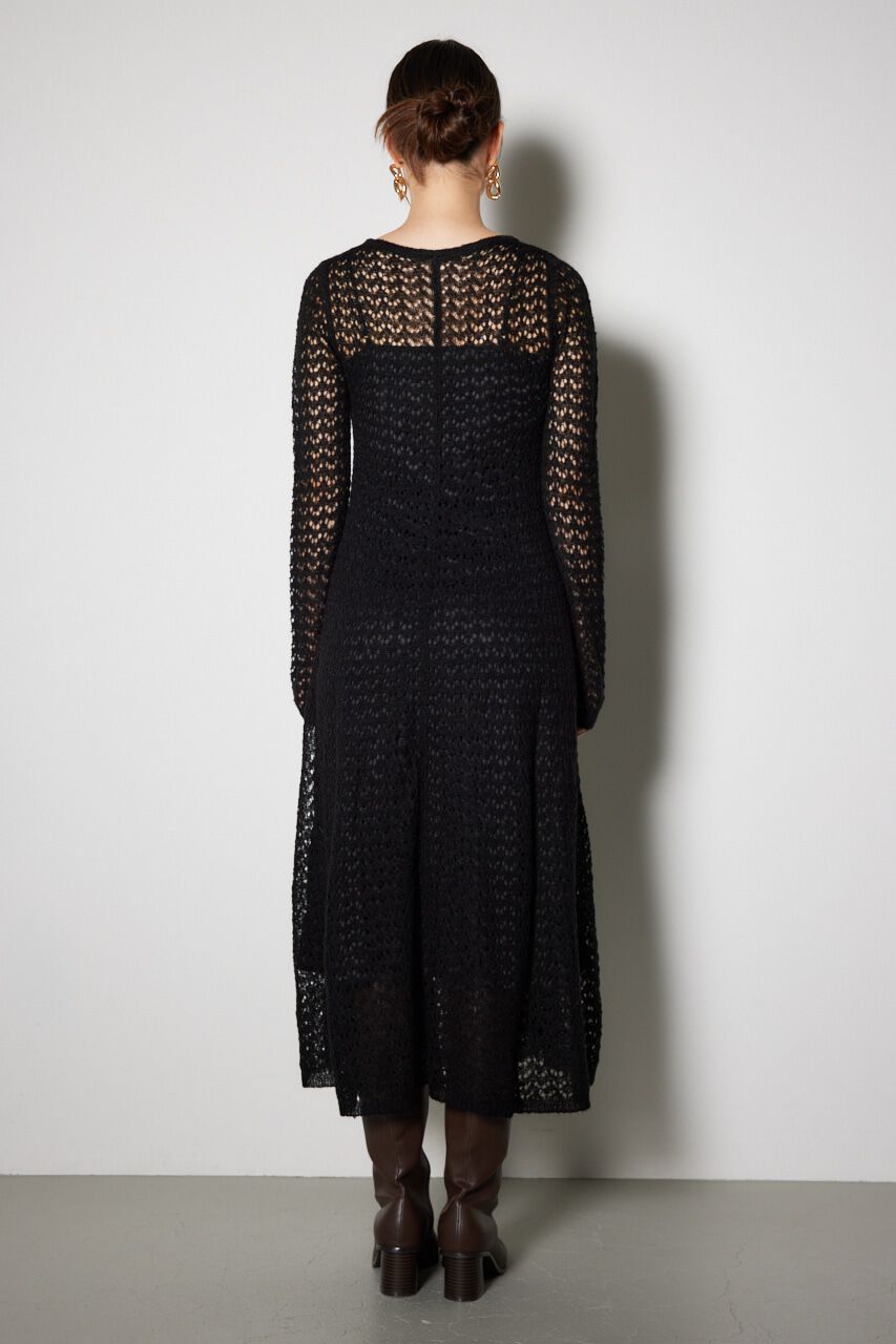 rienda「ソフティーニットフレアワンピース」|ワンピース|