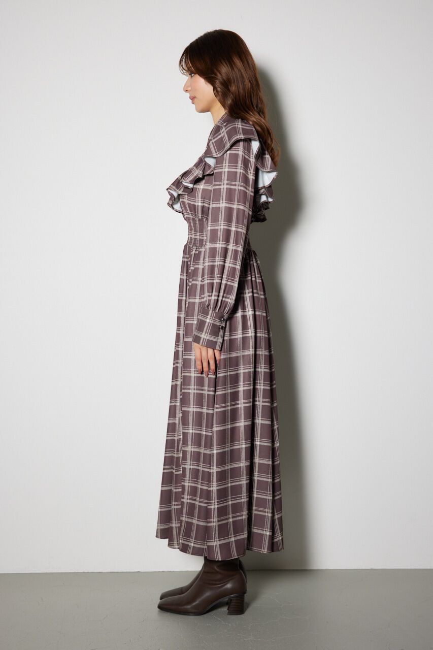 rienda「フロントZIPシャツ ワンピース」|ワンピース|