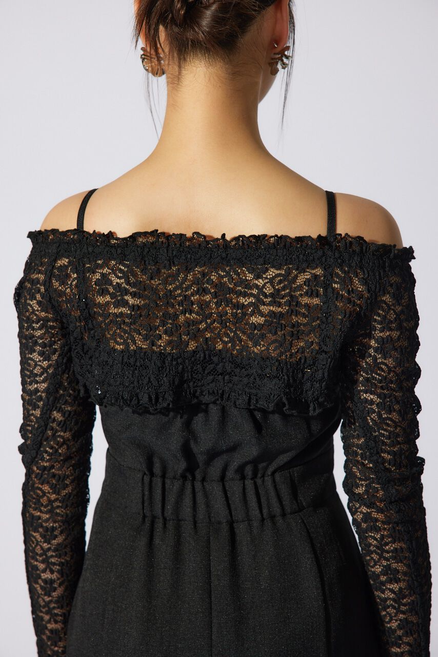 rienda「オフショルレースコンビマーメイドワンピース」|ワンピース|