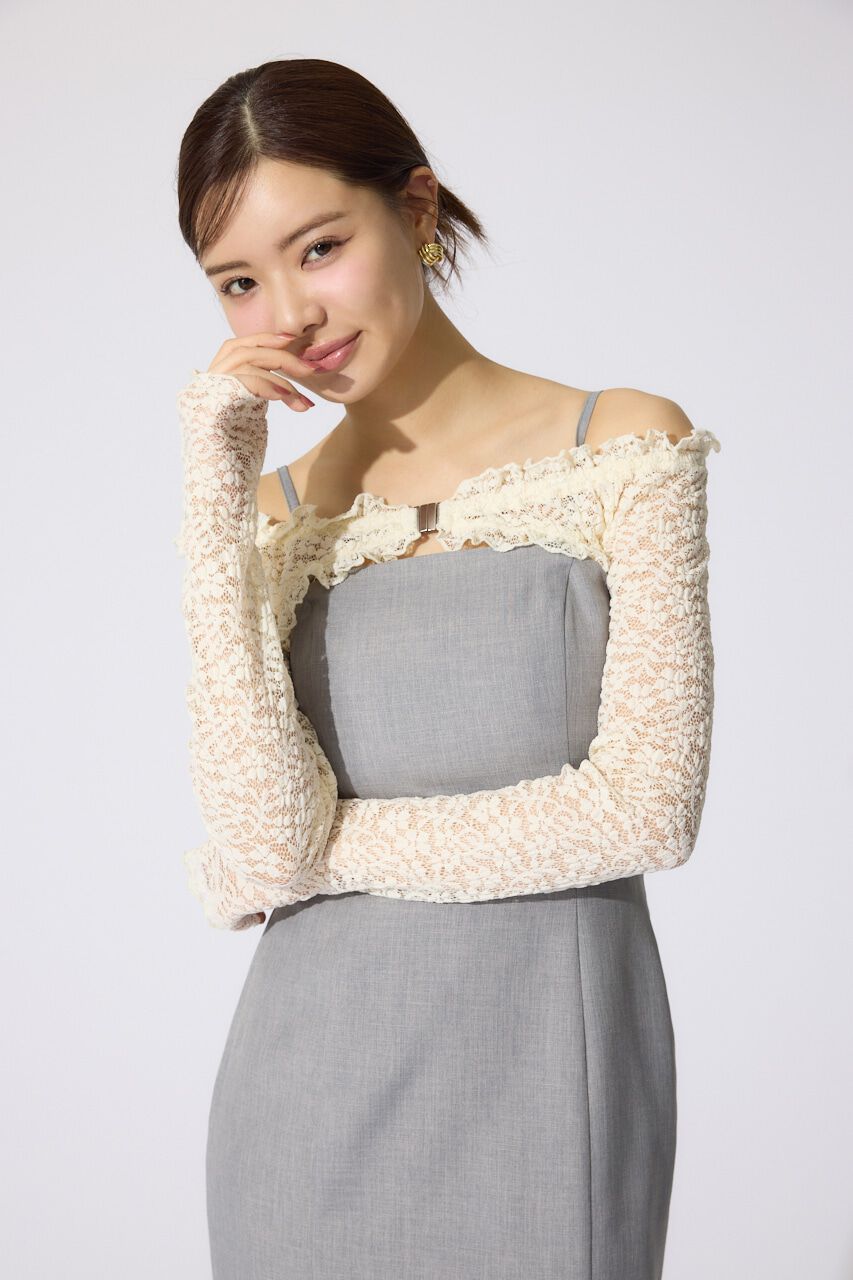 rienda「オフショルレースコンビマーメイドワンピース」|ワンピース|