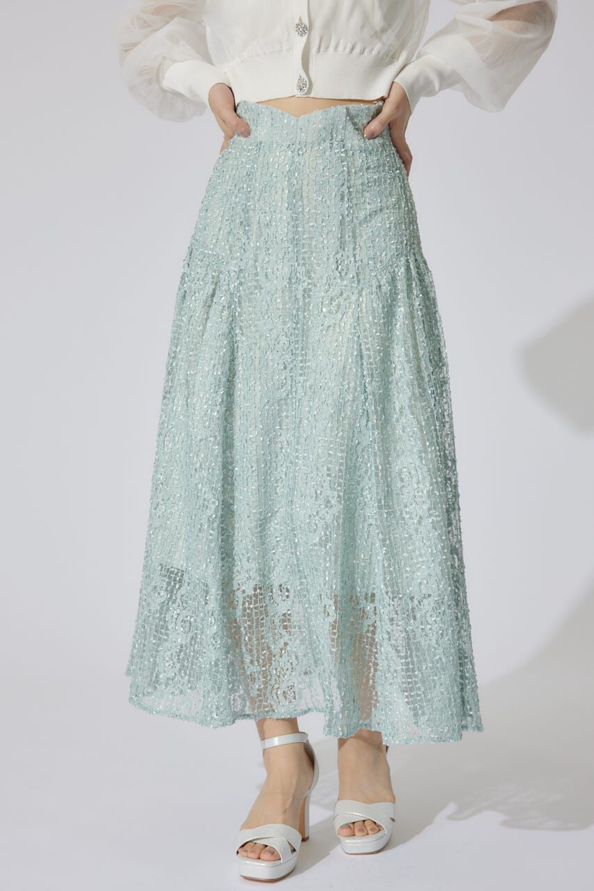 rienda「サイドボリュームジャストウエストスカート」|スカート|MINT