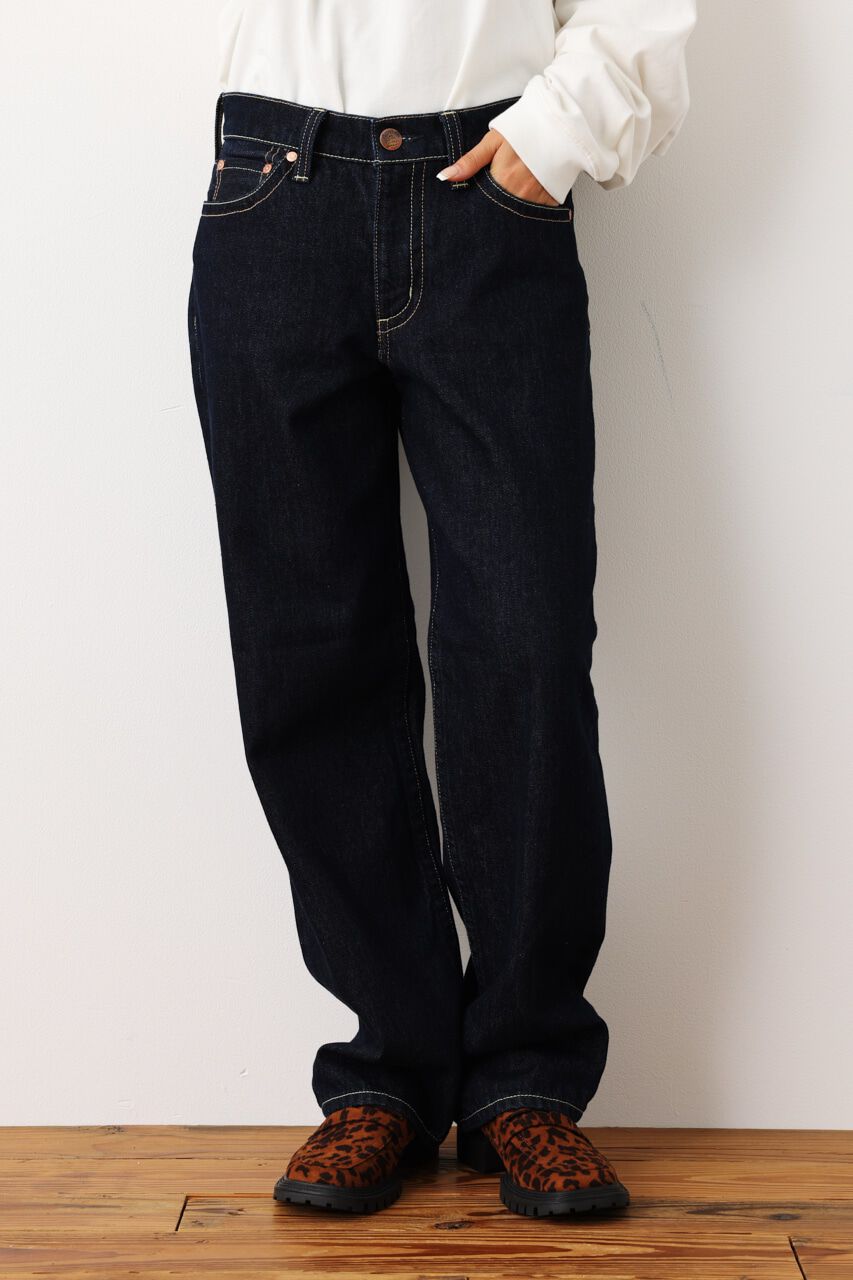 RODEO CROWNS「Rough Chic LOOSE STRAIGHT」|デニム|One Wash1