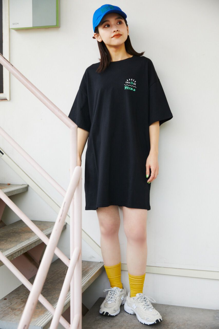 RODEO CROWNS「サウナボーイ S&R Tシャツワンピース」|ワンピース|