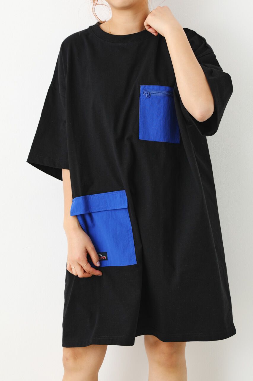 RODEO CROWNS「O/D ナイロンポケットワンピース」|ワンピース|
