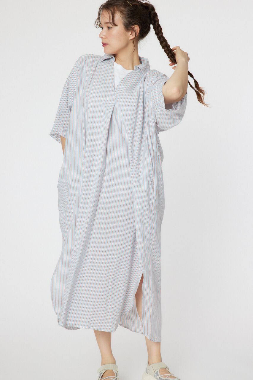 RODEO CROWNS「スキッパーシャツワンピース」|ワンピース|