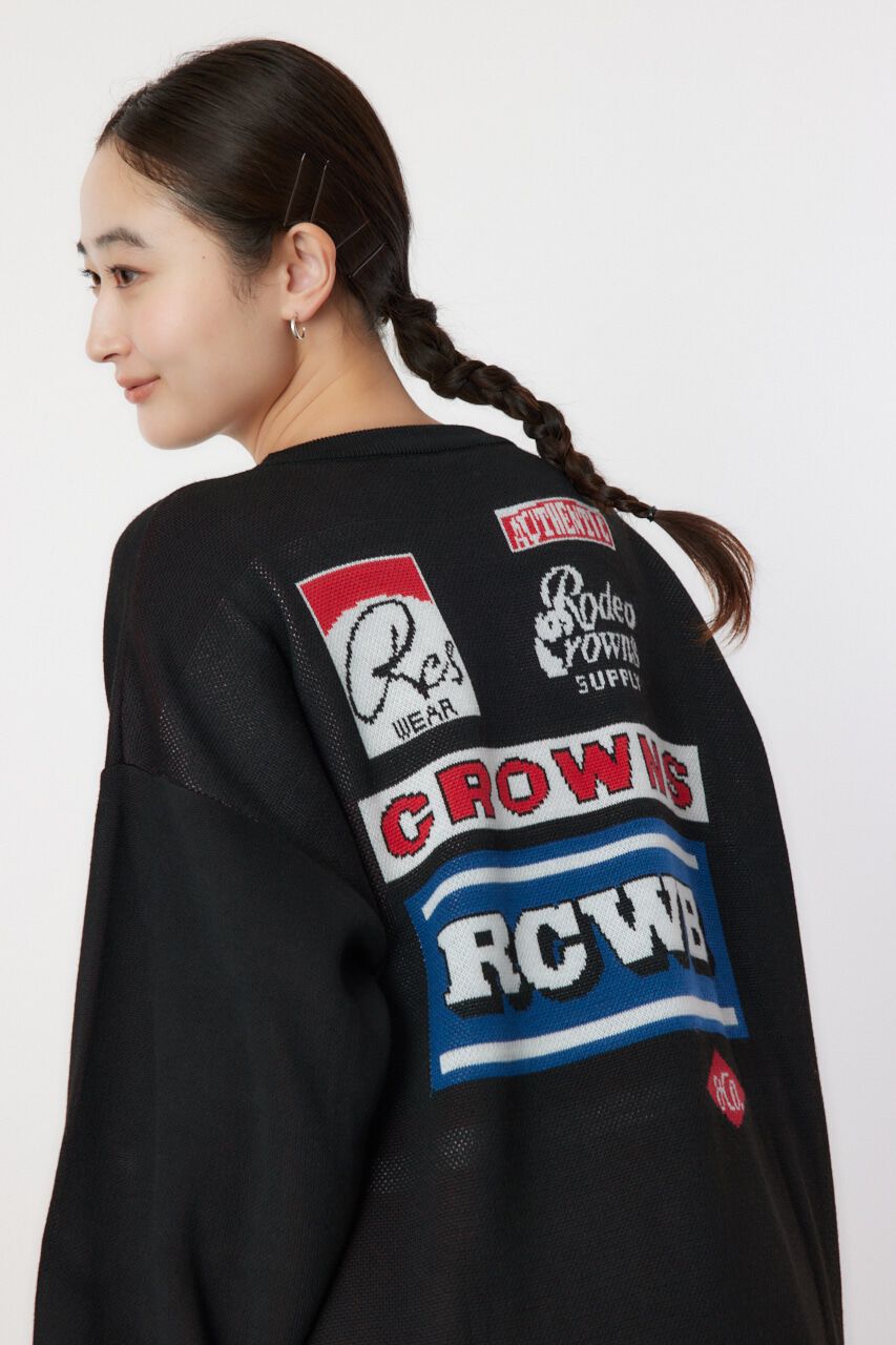 RODEO CROWNS「SIGNS ダブルジャガードニットワンピース」|ワンピース|