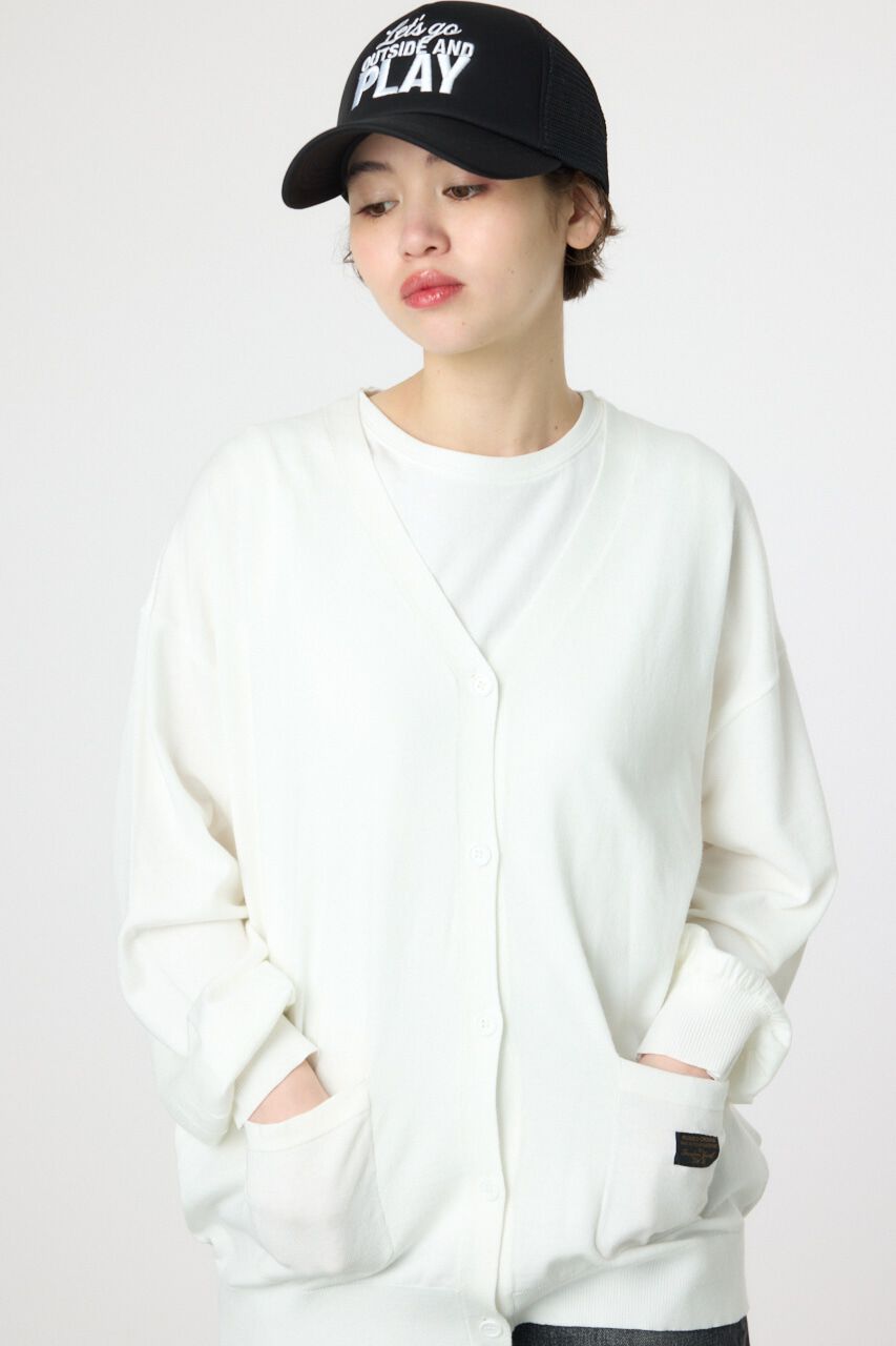 RODEO CROWNS「スクリプト LOGO ニットカーディガン」|カーディガン|