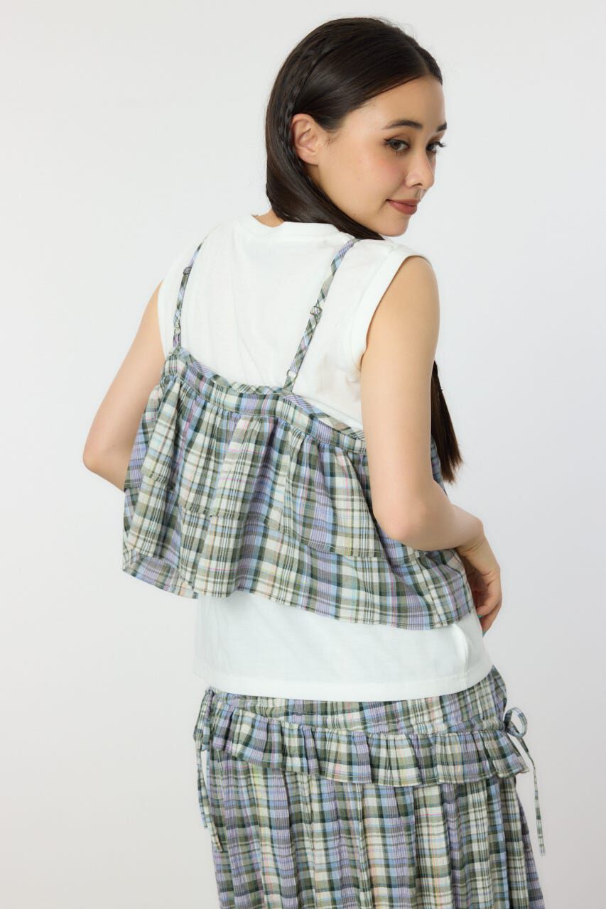 RODEO CROWNS「サマーチェックマルチウェイキャミソール」|キャミソール|