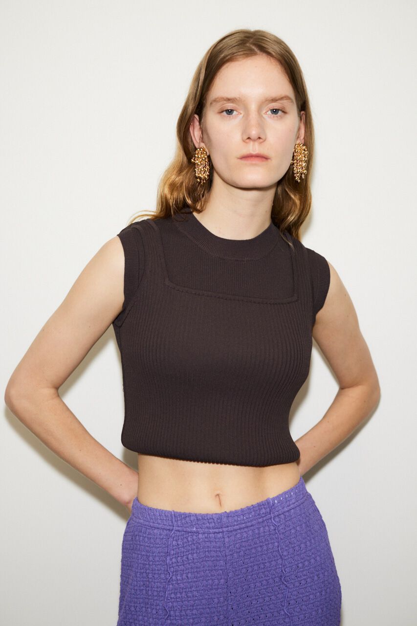 SLY「GARTER HG RIB タンクトップ」|タンクトップ|