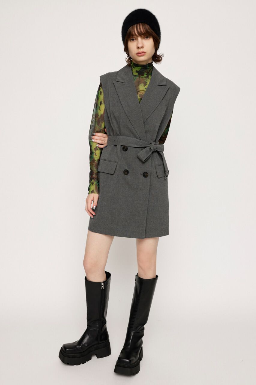 SLY「BELTED DOUBLE ベスト」|ダウンベスト・ベスト|